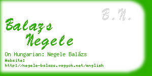 balazs negele business card
